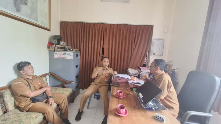 Monitoring terkait Pendataan Desa Presisi dari Dinas Pemberdayaan Masyarakat dan Desa Kabupaten Tabanan