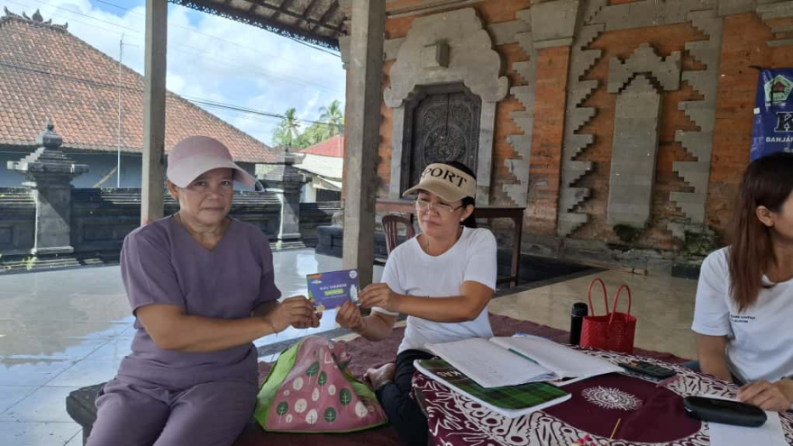 Bank Sampah Kumara Indah di Balai Banjar Dinas Kuwum Mambal, Desa Kuwum, Kecamatan Marga, Kabupaten Tabanan