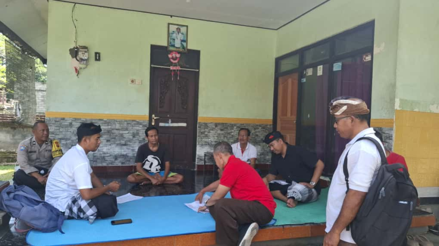 Monitoring Pendataan Desa Presisi di kediaman warga di Banjar Dinas Kuwum Ancak, Desa Kuwum, Kecamatan Marga, Kabupaten Tabanan